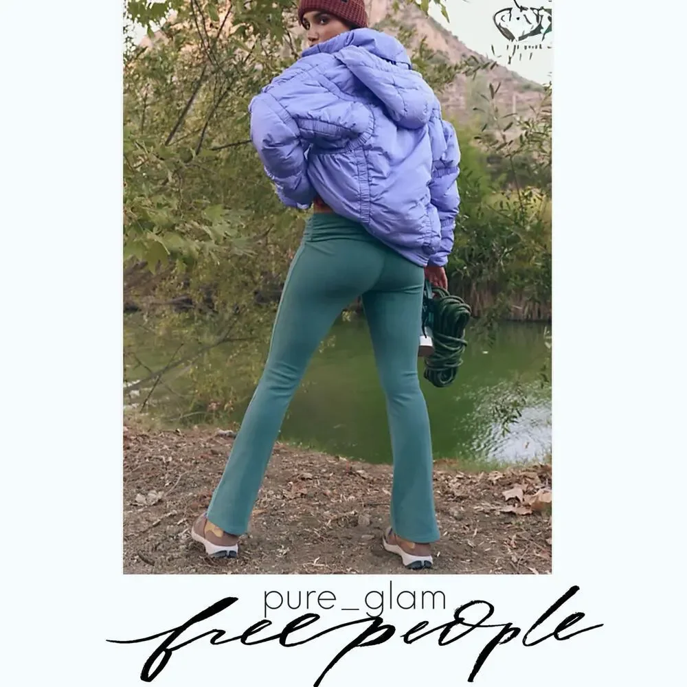Free People pants slim flare leggings